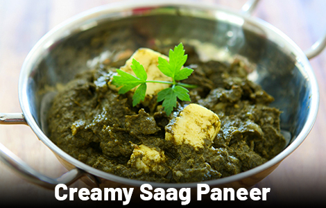 Creamy Saag Paneer Flavours Carlisle