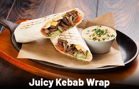 Juicy Kebab Wrap Flavours Carlisle